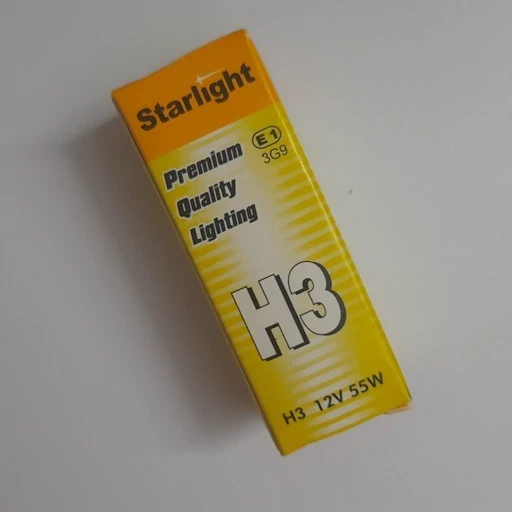 لامپ خودروH3  مدل استار لایت (starlight) 