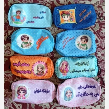 جامدادی مخمل جامدادی پارچه ای تک زیپ و سه زیپ جامدادی دخترانه جامدادی پسرانه