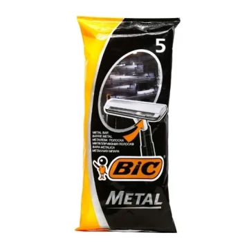 ژیلت یا خودتراش برند بیک مدل METAL 5 عددی