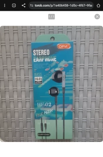 هنذفری سیمی اوفای مدل HF-02 earphone ofy aux