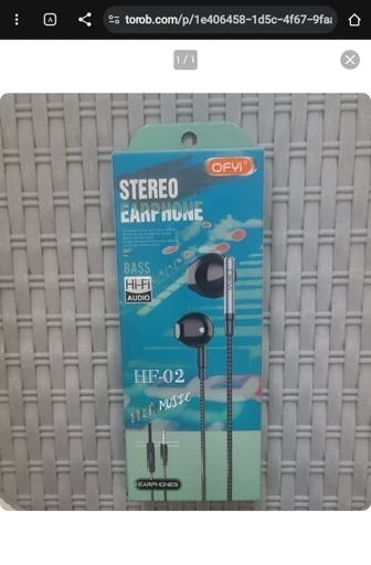 هنذفری سیمی اوفای مدل HF-02 earphone ofy aux