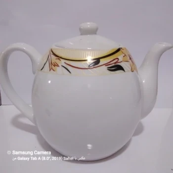 قوری  چینی متین طرح دار
