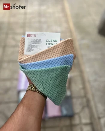 دستمال پولیشی گرم بالا 3 عددی (80 گرمی)