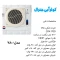 کولر آبی 2800 جنرال و توربو مدل 280 کاور گرد با پایه (پس کرایه)