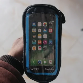 کیف دوچرخه موبایلی جلو دوچرخه