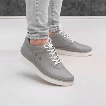 کفش کتونی مردانه مدل تابان رنگ طوسی