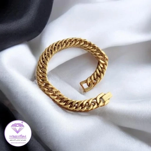 دستبند مردانه مدل کارتیر 14 میل قفل اصلی کد 3075