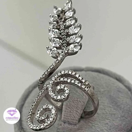 انگشتر زنانه نقره کد 020