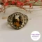 انگشتر نقره ایتالیایی مردانه سنگ اصلی وزن 10.8 گرم کد 315