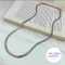 گردنبند مردانه زنجیر نقره ای طرح کارتیر 6میل در دو رنگ نقره ای و طلایی کد 8024