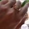 انگشتر زنانه نگین گل سایز 9 برند ژوپینگ کد 2956