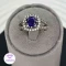 انگشتر زنانه آمیتیس طرح جواهر | کد 026